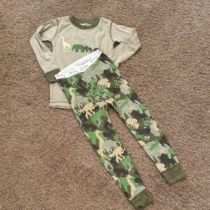 Old Navy Kids' Green Pajama Set